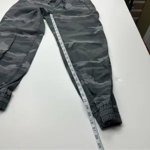 Aritzia TNA‎ Camouflage Mid Rise Gray Grey Jogger Style Cotton Pant Women Medium thumbnail 7