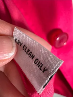 Teri Jon Hot Pink Satin Oversized Blazer Jacket Womens 12 Preppy Barbie Classic thumbnail 7