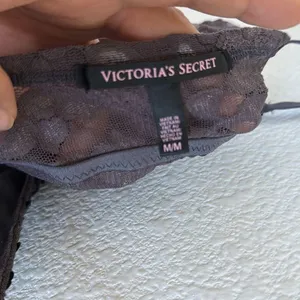 Victoria's Secret Lace Sequin Cropped Tank Top Medium thumbnail 5
