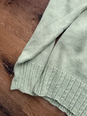 Vintage Van Heusen Green Snowflake Sweater thumbnail 4