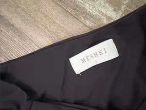 Meshki Joyce Black One Shoulder Sexy Bodycon size small thumbnail 6