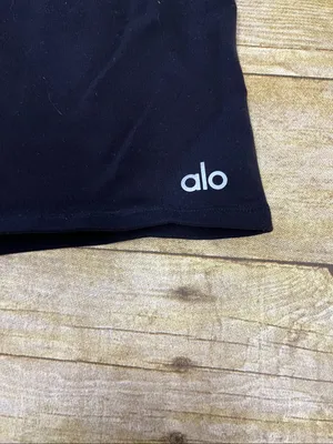 ALO Yoga Black One-Piece cross back Athletic Romper size S thumbnail 2