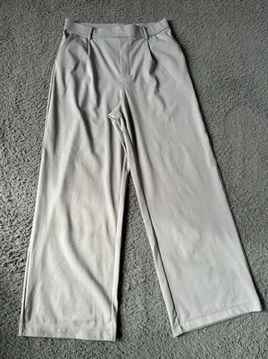 Halara Flex™ DayStretch High Waisted Pocket Straight Leg Work Pants Gray Medium thumbnail 1