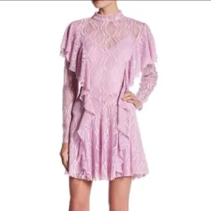 NWT Free people rock Candy lace ruffle‎ dress sz S thumbnail 4