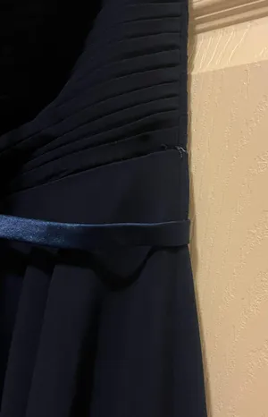 Strapless Royal Blue Dress Size 6 thumbnail 7