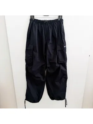 NEW Nike Sportswear Womens Small Mid Rise Oversized Baggy Woven Cargo Pants thumbnail 4
