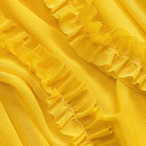 💛TIANMI Mesh Slip Ruffle Maxi Dress💛 ~M NWT thumbnail 5