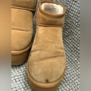 Platform booties Tan Size 9 thumbnail 2