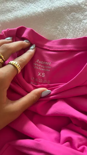 Amazon Hot pink Automet compression T-shirt thumbnail 2