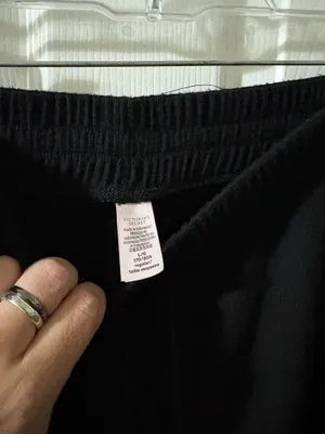 Victoria's Secret black long sleeve and pants pajama set large thumbnail 4