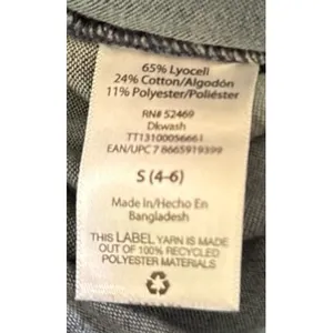 Time and Tru Women's Denim Drawstring‎ Overalls Size Small (4-6) thumbnail 9