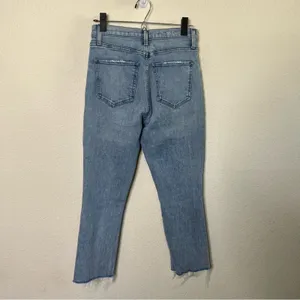 Favorite Daughter The Valentina Super‎ High Rise Cigarette Ankle Jeans Malibu 27 thumbnail 7