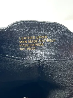Kurt Geiger London Storm Chain Combat Moto Boots Black Leather EU 40.5 US 9.5 thumbnail 7