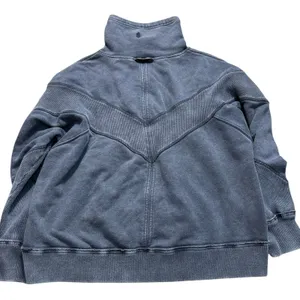 FP Movement by Free People Ivy League Washed Gray Black Pullover Medium Sweater thumbnail 3
