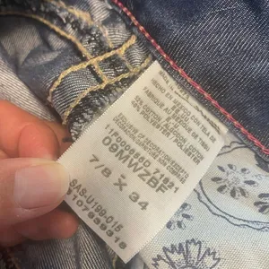 Wrangler Western Boot Cut Jeans Size 7/8 34" Cowgirl Flare Medium Wash Stitched thumbnail 4