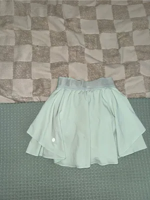 Lululemon Court Rival High-Rise Skirt Long Mint Moment Green Skater Skirt Size 0 thumbnail 6