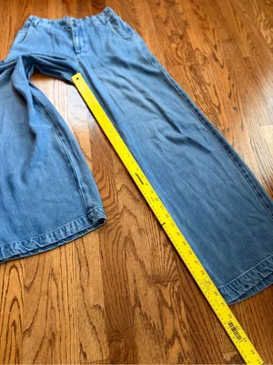 YFB Young Fabulous & Broke Wide Leg Tencel Modal Jeans Size S thumbnail 11