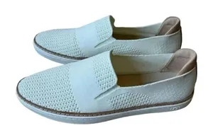 UGG Sammy Knit Women's White/ Cream Slip On Casual Sneakers SZ 9 thumbnail 1