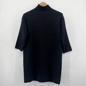 Pomander Place Noir Vivianne Black Turtleneck Knit Dress Tunic‎ Shimmer Small thumbnail 3
