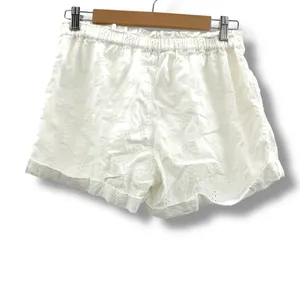 Aerie White Boho Eyelet High Rise Shorts Sz‎ S thumbnail 2