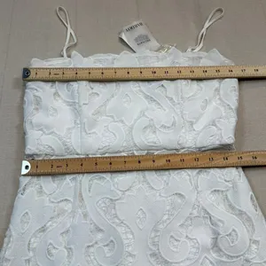NWT‎ Bardot | Lina Lace Sheath Dress White | Women's 8 / Medium thumbnail 7