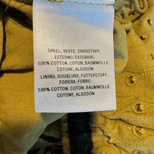Anthropologie Eyelet‎ Crop Jogger Drawstring Waist Pants Size M thumbnail 8
