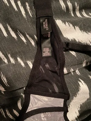 Victoria's Secret Lace and Leatherette Demi Bra thumbnail 6