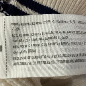 Abercrombie & Fitch Oversized Cable‎ Knit Sweater Women Small V-Neck Fisherman thumbnail 7