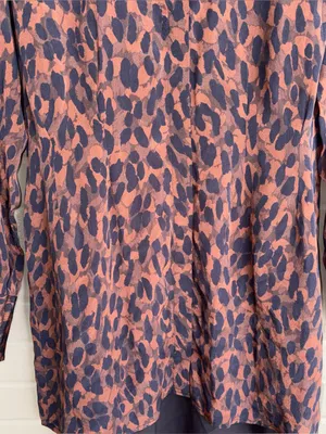 NEW KARINA GRIMALDI kylie print mini dress - in leopard brown XS Oversized thumbnail 2