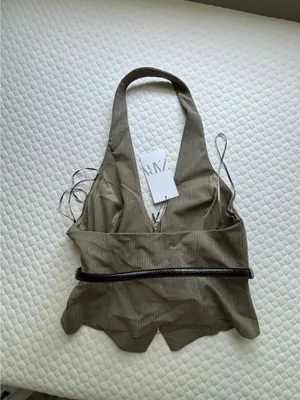 Zara Office Siren Halter Top  thumbnail 3