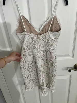 Selfie Leslie White Lace Dress thumbnail 7