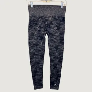 2248 | Gymshark Adapt Camo Seamless High Waisted Leggings Gray Women Small thumbnail 2