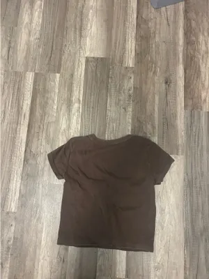 Brandy Melville Cowgirl Shirt Brown thumbnail 2