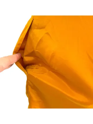 ASOS 60s Retro Mod Shift Dress Beaded Peter Pan Collar Mustard Yellow Size 8 thumbnail 10