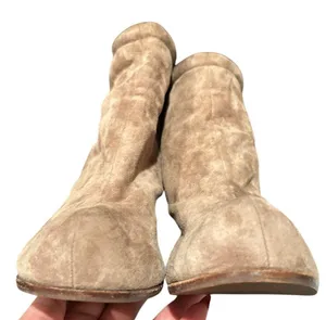Jeffrey Campbell HAVANA LAST RUMBLES TAN SUEDE CHUNKY HEEL ANKLE BOOTIE SHOES 9 thumbnail 7