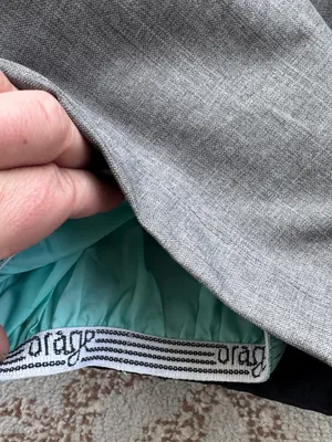 Orage Women’s Prime 10 Waterproof Insulated Ski Snowboard Pants Gray Cargo Small thumbnail 3