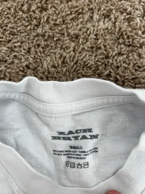 Zach Bryan Shirt White thumbnail 2