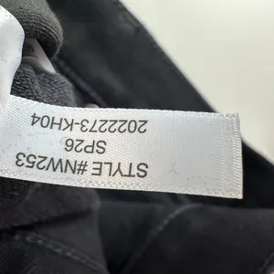 Madewell The Longline Straight Jean Black Frost Comfort Stretch Denim US 28 NWT thumbnail 13