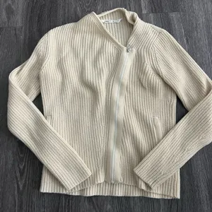 Athleta Stowe Asymmetrical Moto Zip Merino Wool Sweater thumbnail 1