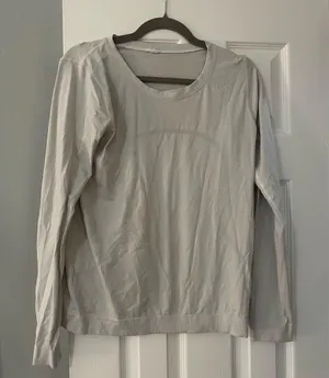 Long Sleeve Swiftly Shirt White Size M thumbnail 1