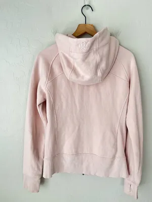 Lululemon Scuba Hoodie fleece zip up jacket feather pink 10 thumbnail 6