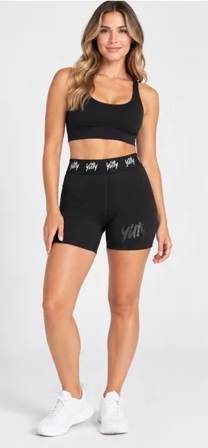 Yitty Major Label Shaping High Waist Short Black Large NWT Compression Shorts L thumbnail 1