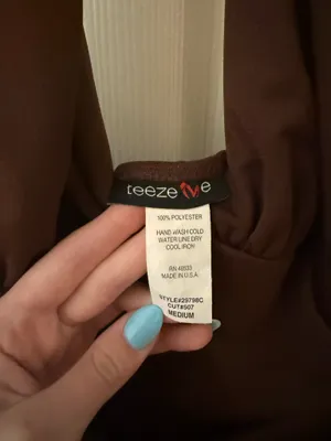 Brown Halter Dress Size M thumbnail 3