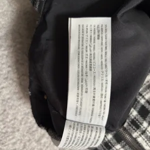 Hollister Black and White Asymmetrical Plaid Mini Skirt thumbnail 9