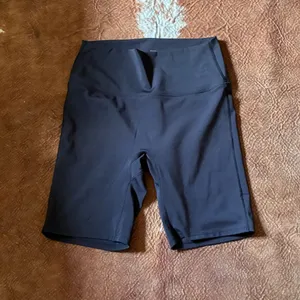 Women's Black Bike Shorts Athletic Apparel Zenana size large thumbnail 1