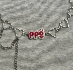 The Powerpuff Girls Choker Heart Chain Necklace thumbnail 8
