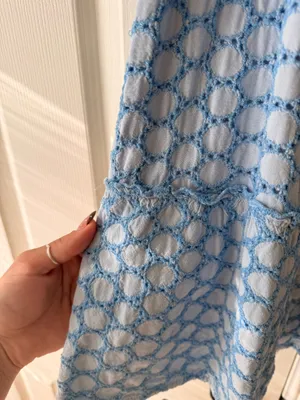 Blue pattern dress Size M thumbnail 2