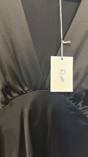 Rielle Black silky dress Size L thumbnail 3