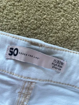White Distressed Kohl's Shorts thumbnail 2