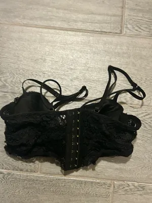 Body Frosting Black Lace Bra- size 36B thumbnail 2
